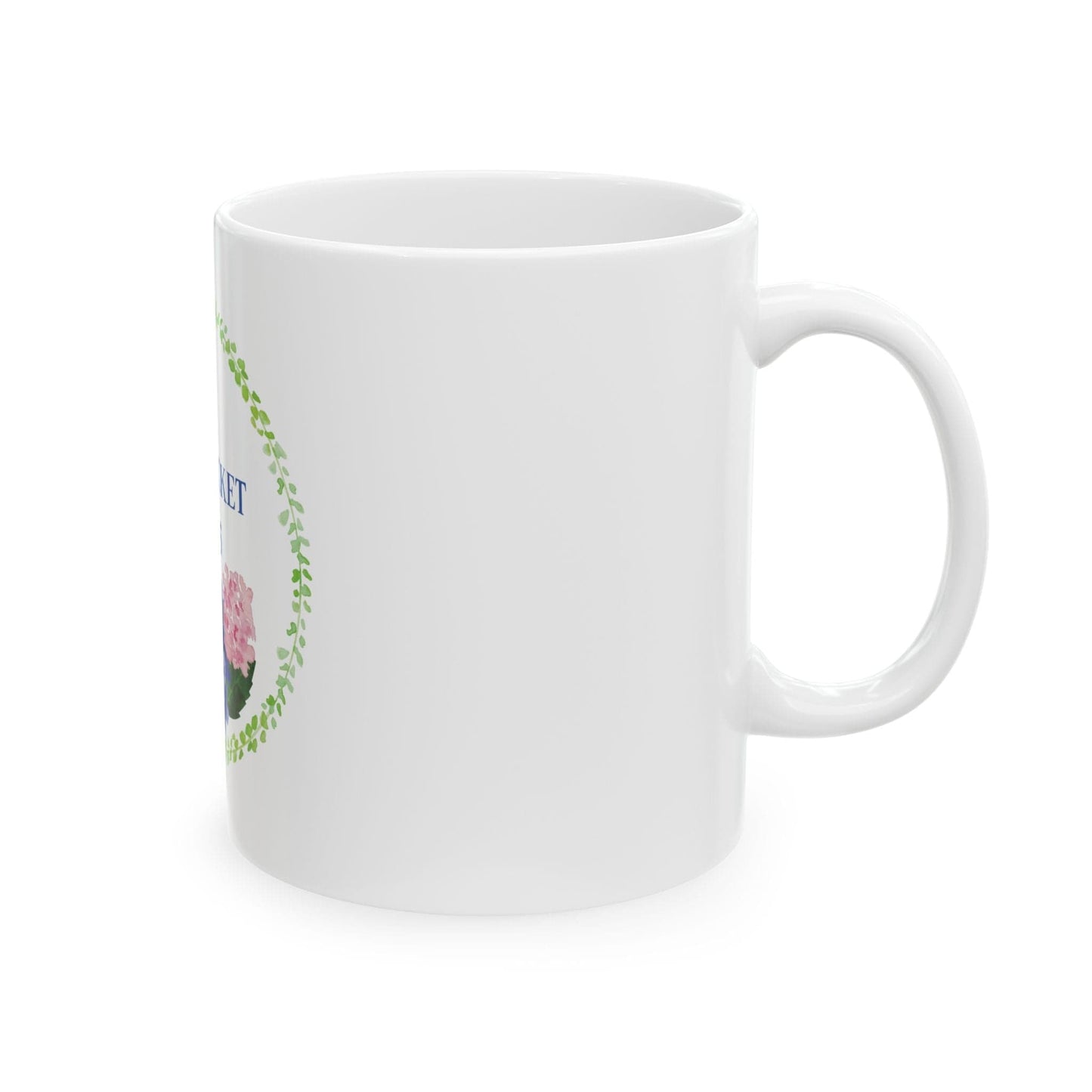 Nantucket 2025 Hydrangea Ceramic Mug, (11oz, 15oz)