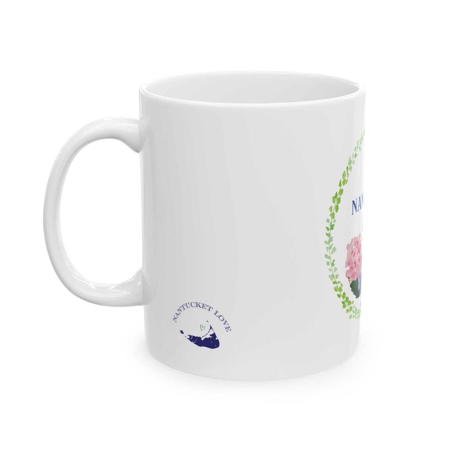 Nantucket 2025 Hydrangea Ceramic Mug, (11oz, 15oz)