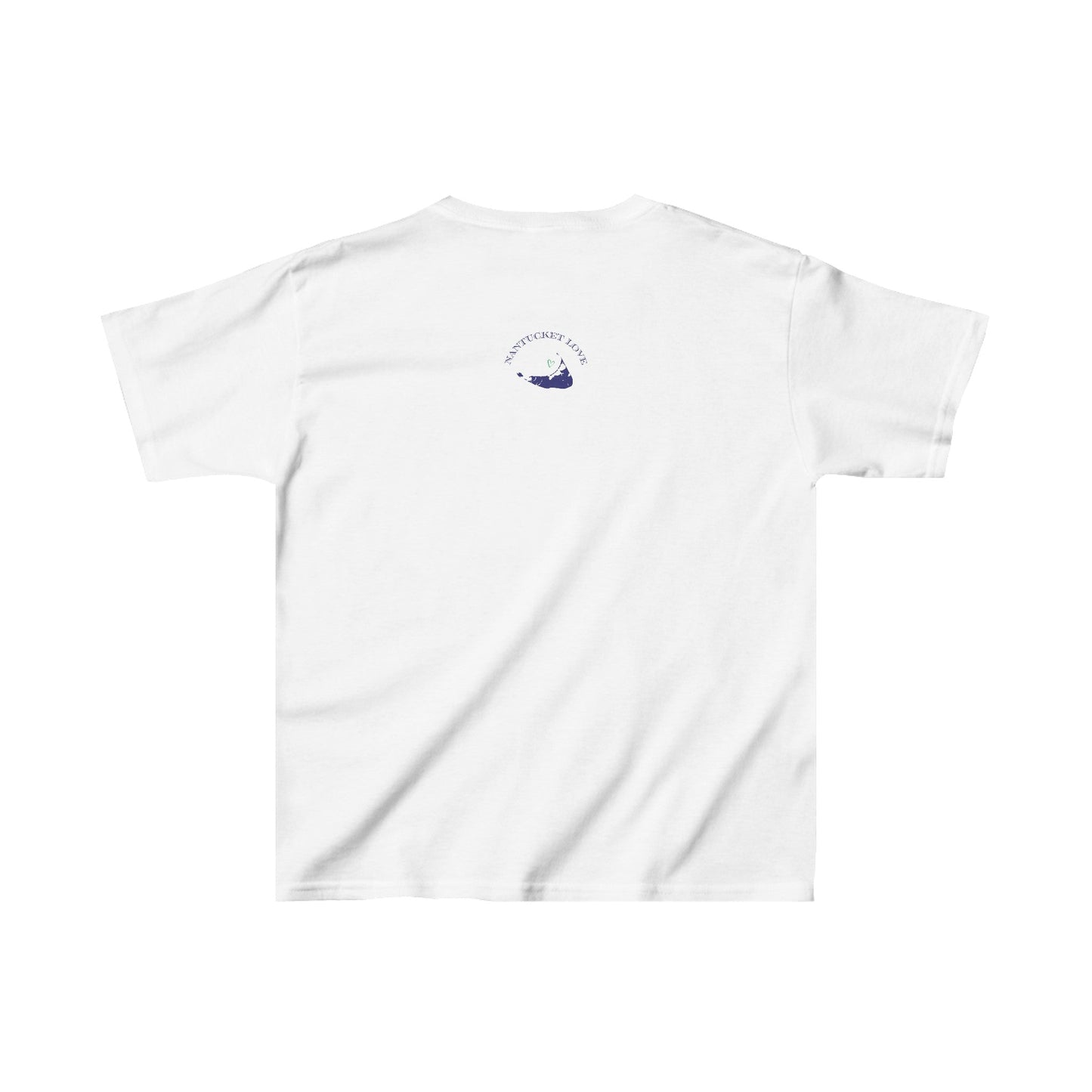 Nantucket Waves Kids Heavy Cotton™ Tee in Pink