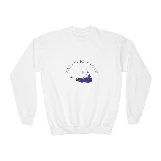 Nantucket Love™ Classic Youth Crewneck Sweatshirt