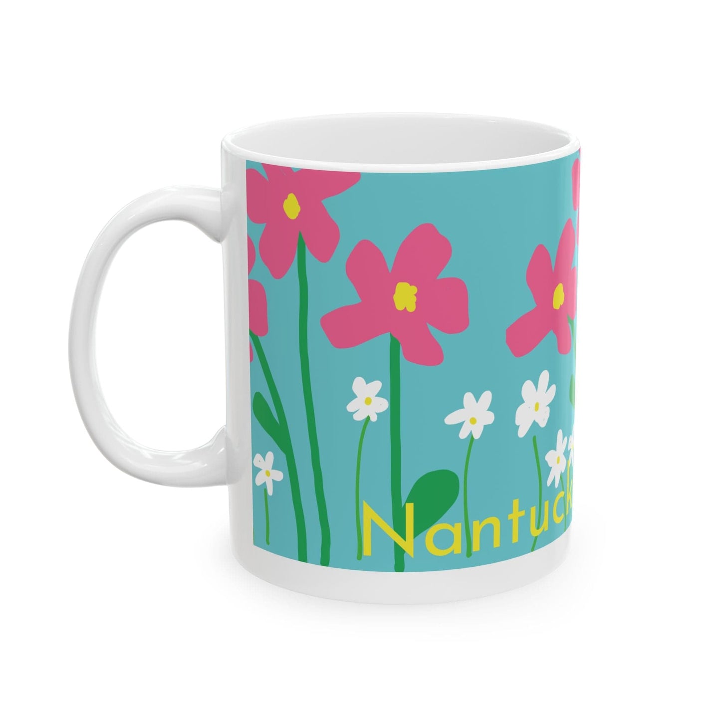 Nantucket Cosmos Ceramic Mug, (11oz)