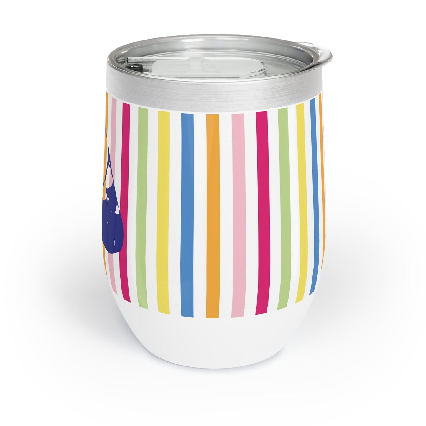 Nantucket Summer Stripe Wine Tumbler