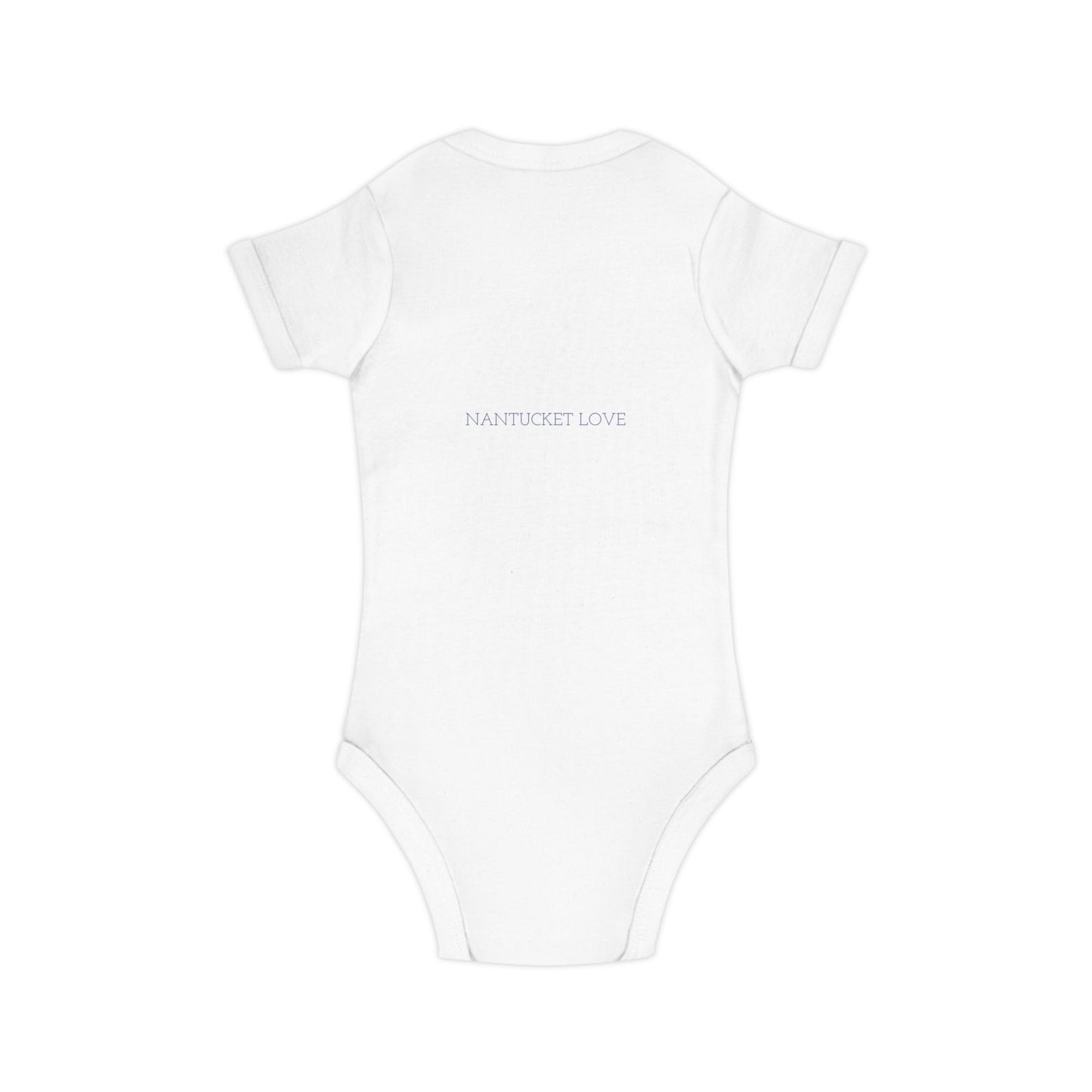 Nantucket Flower Combed Cotton Baby Bodysuit