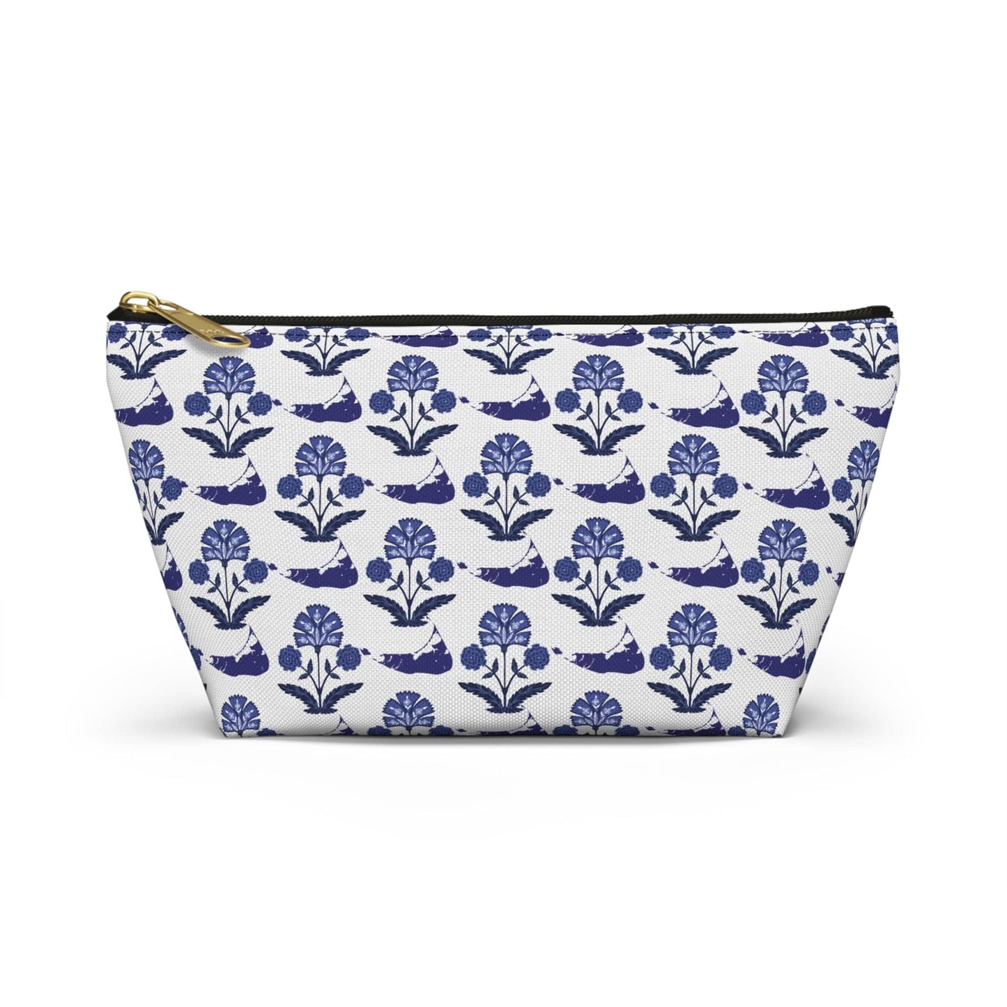 Nantucket Indian Print Accessory Pouch w T-bottom