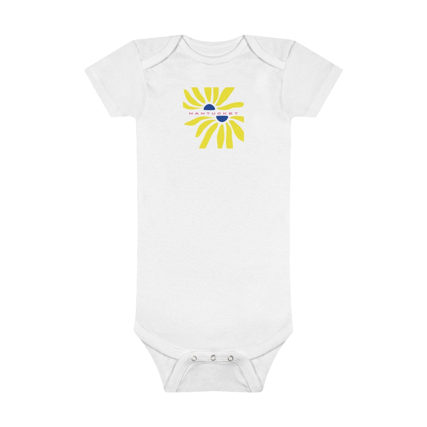 Nantucket Daisies Baby Short Sleeve Onesie®