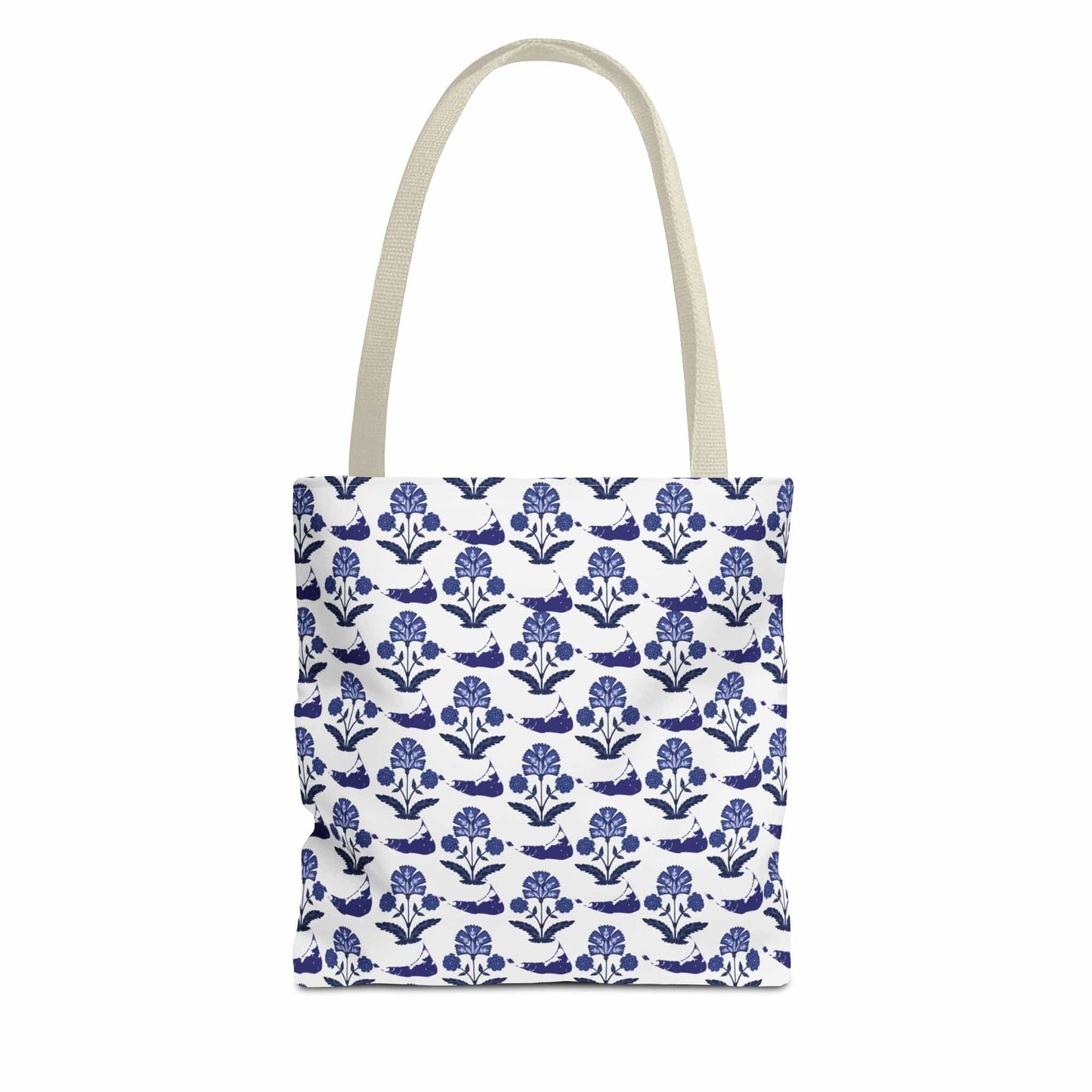 Nantucket x Floral Indian Block Print Tote Bag