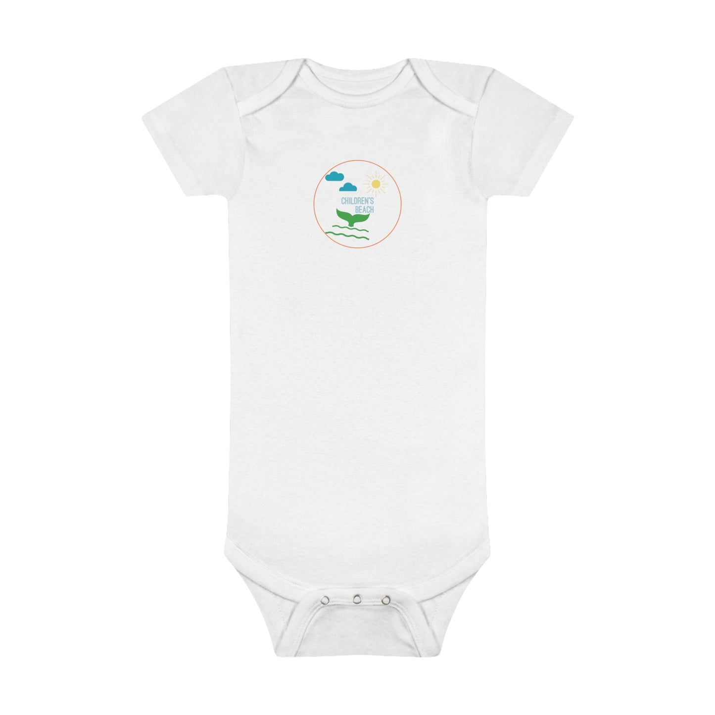 Children's Beach Baby Short Sleeve Onesie®