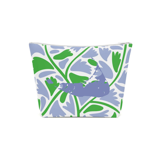 Nantucket Forget Me Not Cotton Cosmetic Bag