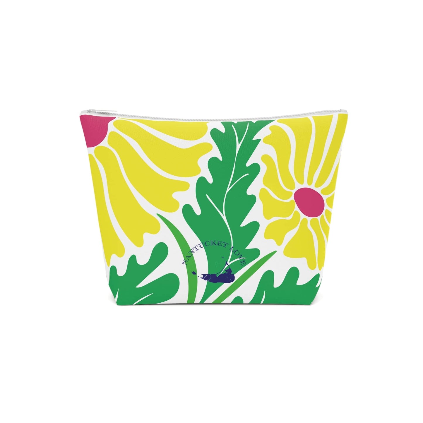 Nantucket Daisies Cotton Cosmetic Bag