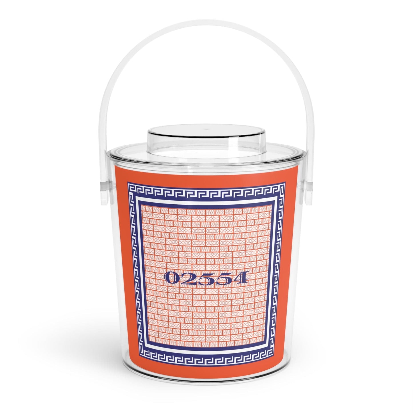 Nantucket Zip Code Acrylic Ice Bucket