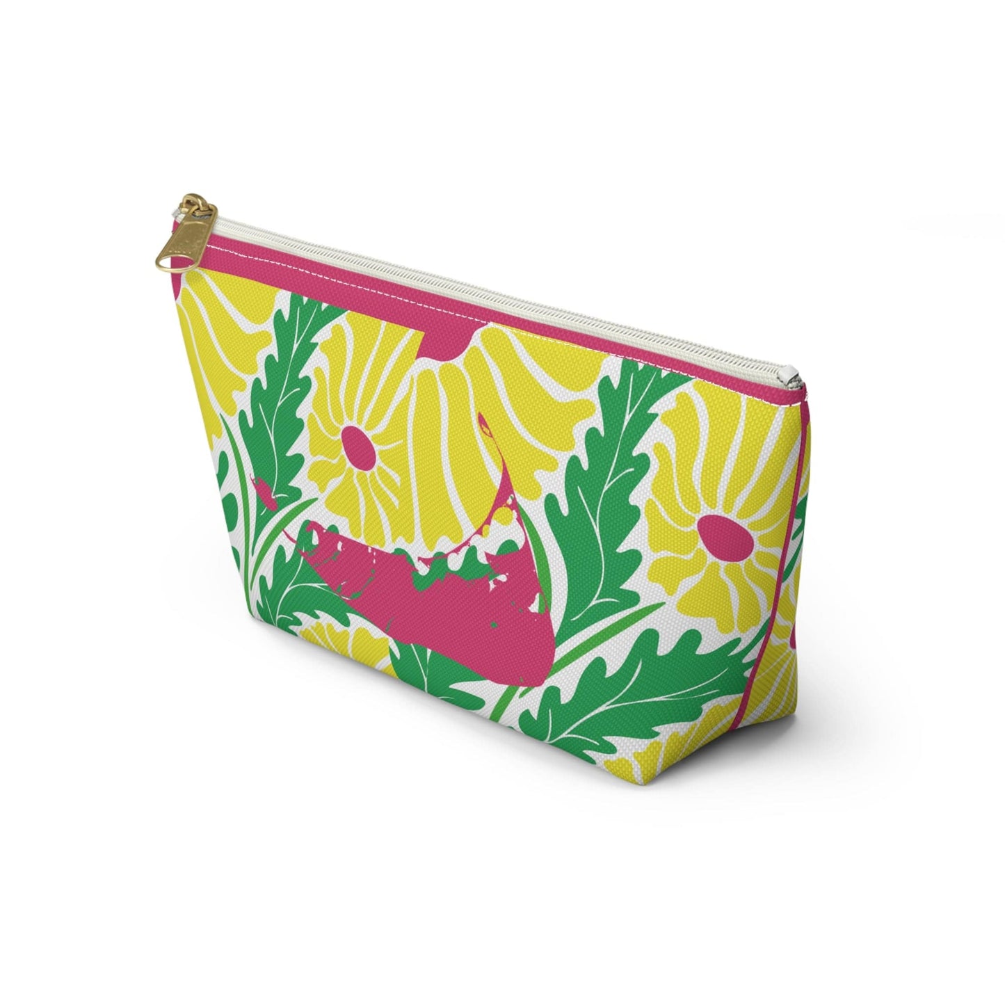 Nantucket Daisies Accessory Pouch w T-bottom