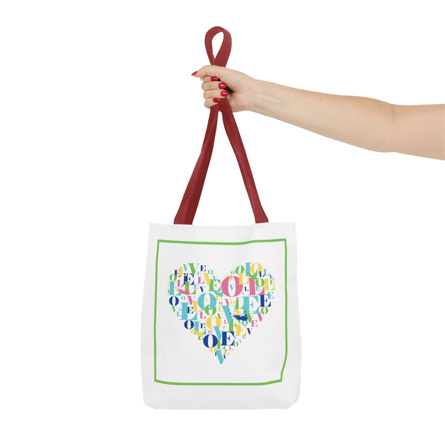 Nantucket Love Heart Tote Bag