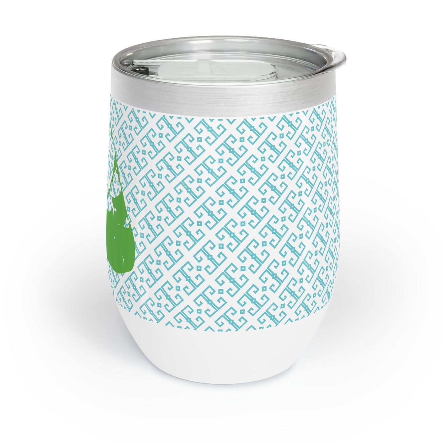 Nantucket Wine Tumbler Green and Blue