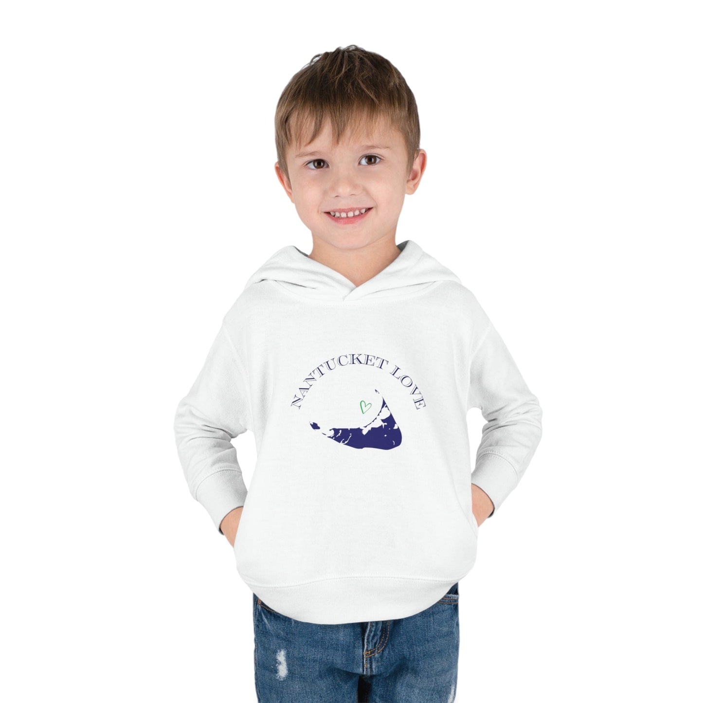 Nantucket Island Toddler Pullover Fleece Hoodie