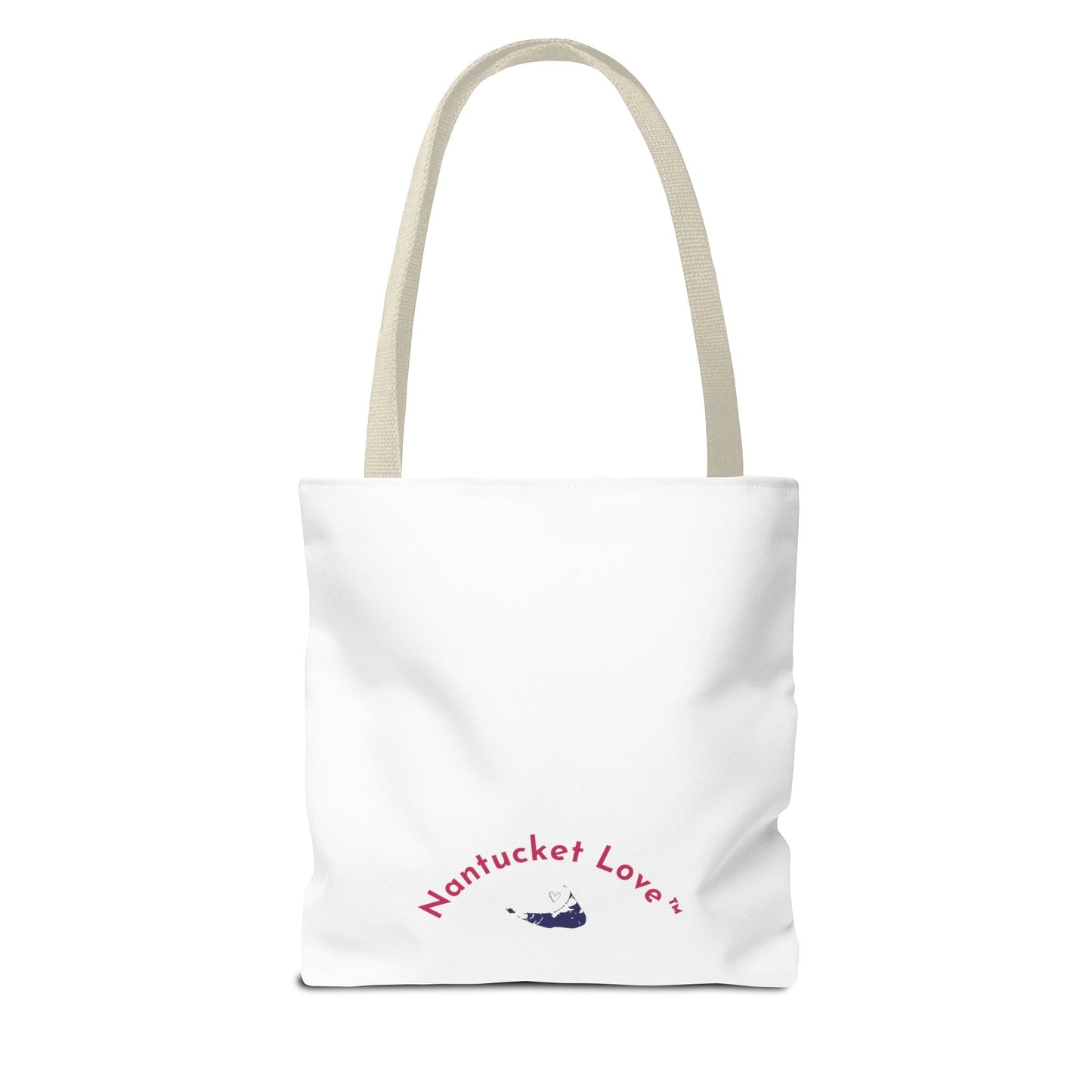 Nantucket Love Heart Tote Bag