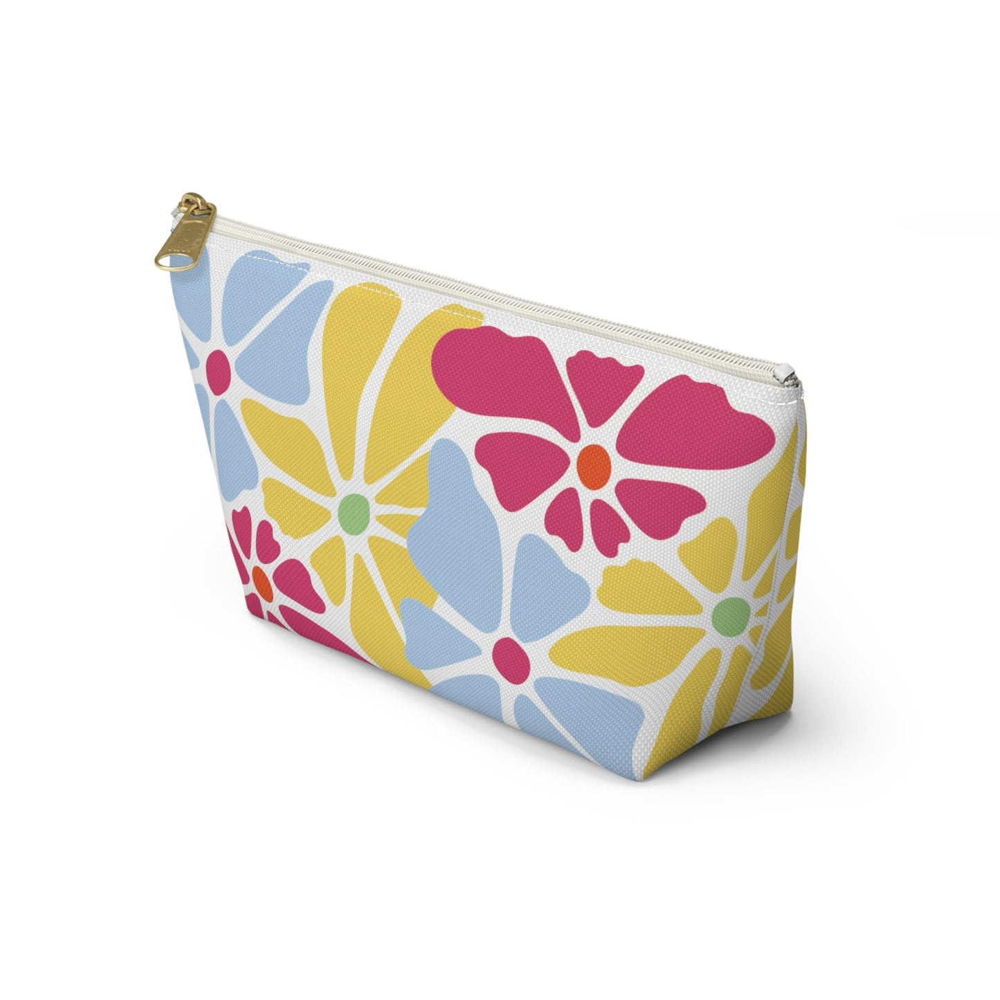 Nantucket Flower Power Accessory Pouch w T-bottom