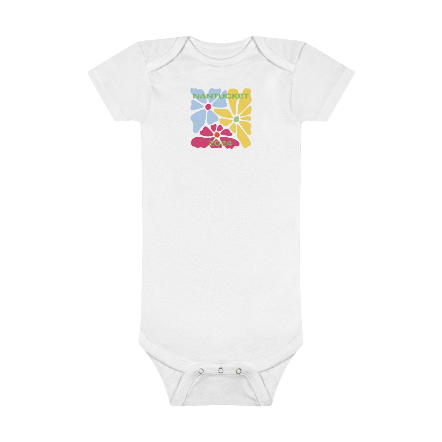 Flower Power Nantucket 2024 Baby Short Sleeve Onesie®