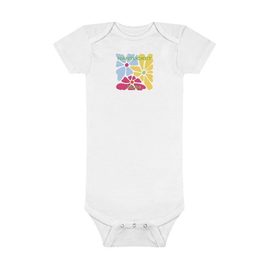 Flower Power Nantucket 2024 Baby Short Sleeve Onesie®