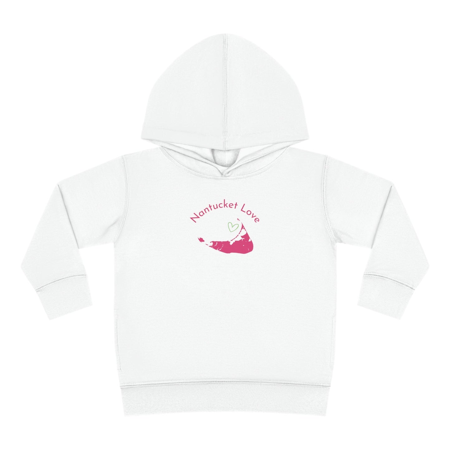 Nantucket Love Toddler Pullover Fleece Hoodie