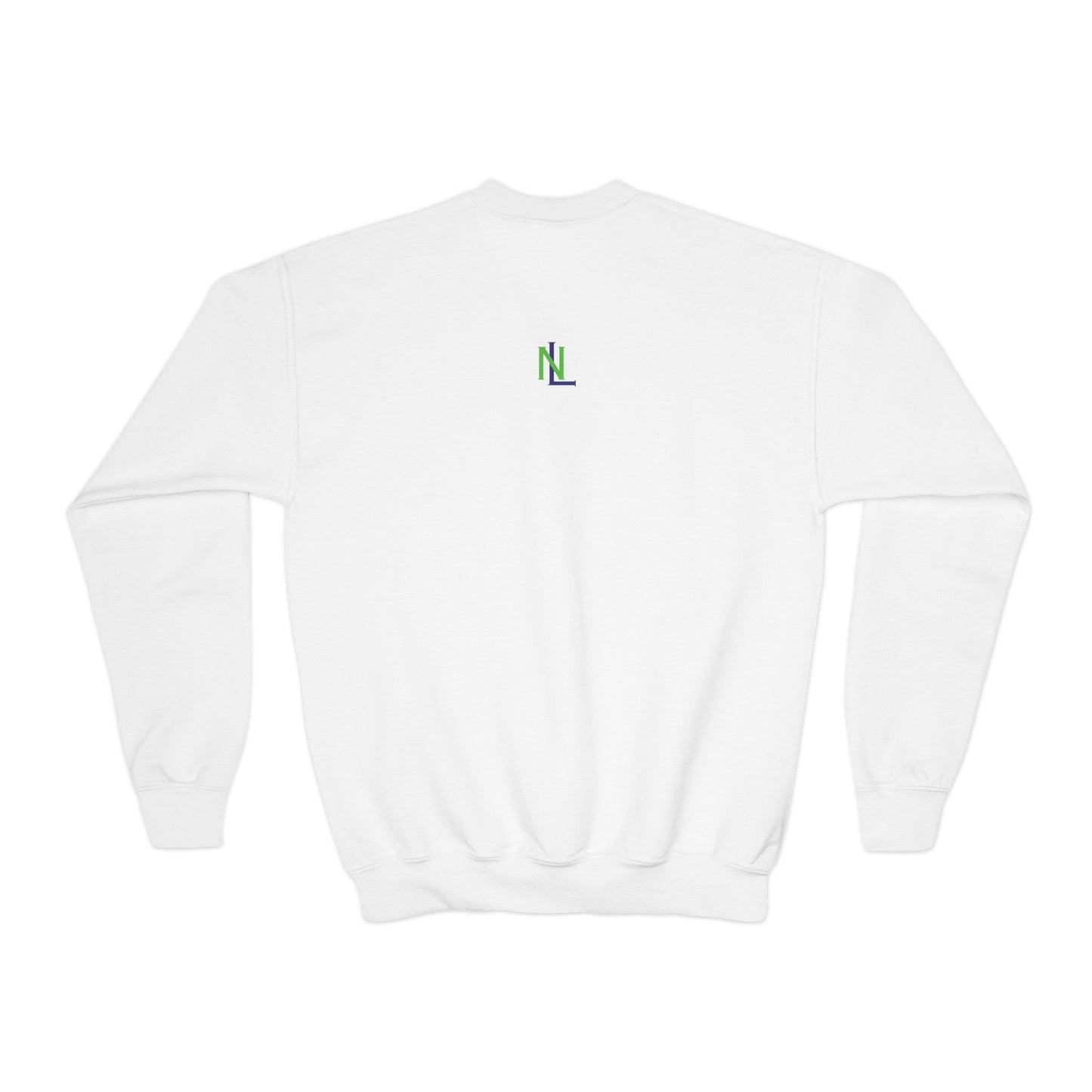 Classic Nantucket Youth Crewneck Sweatshirt in Blue and Green