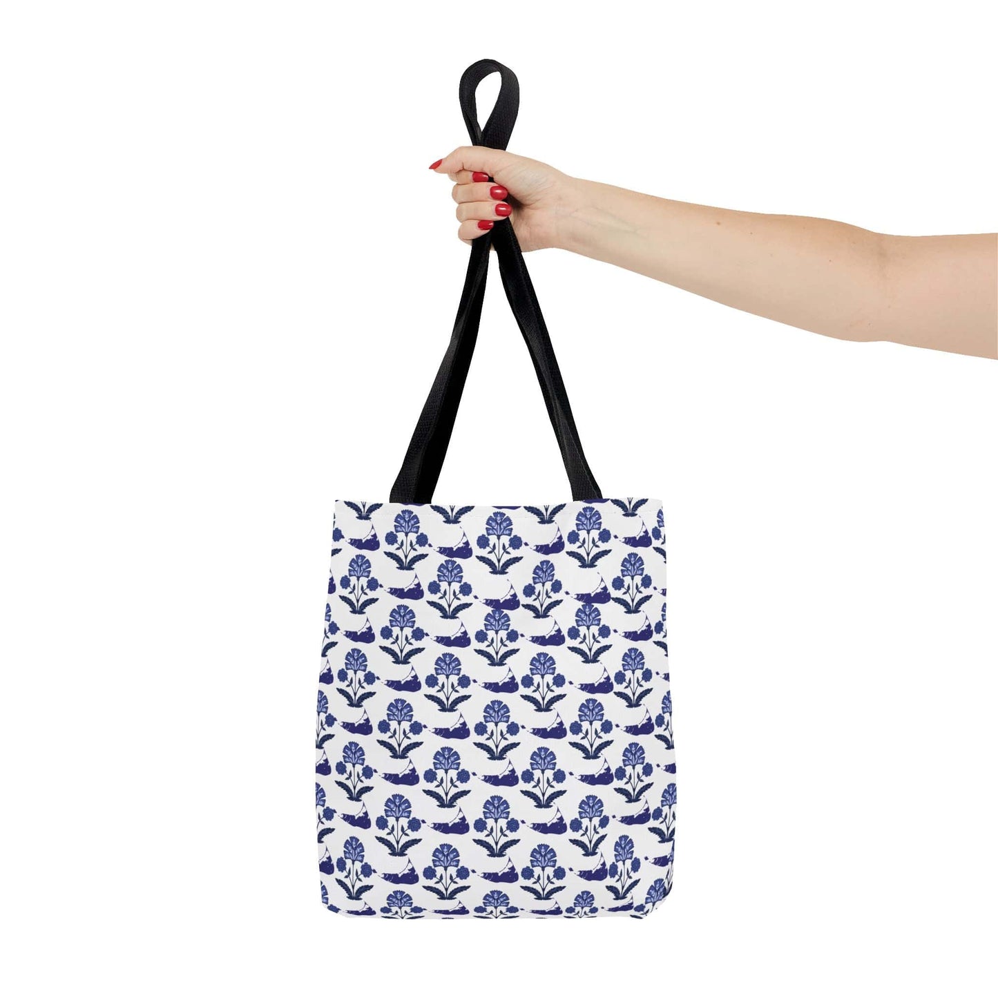 Nantucket x Floral Indian Block Print Tote Bag