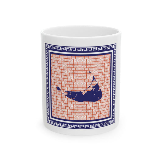 Nantucket Chippendale Ceramic Mug, (11oz)