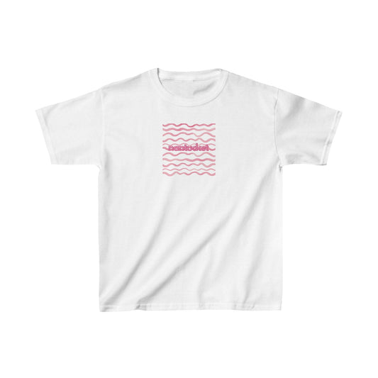 Nantucket Waves in Pink Kids Heavy Cotton™ Tee