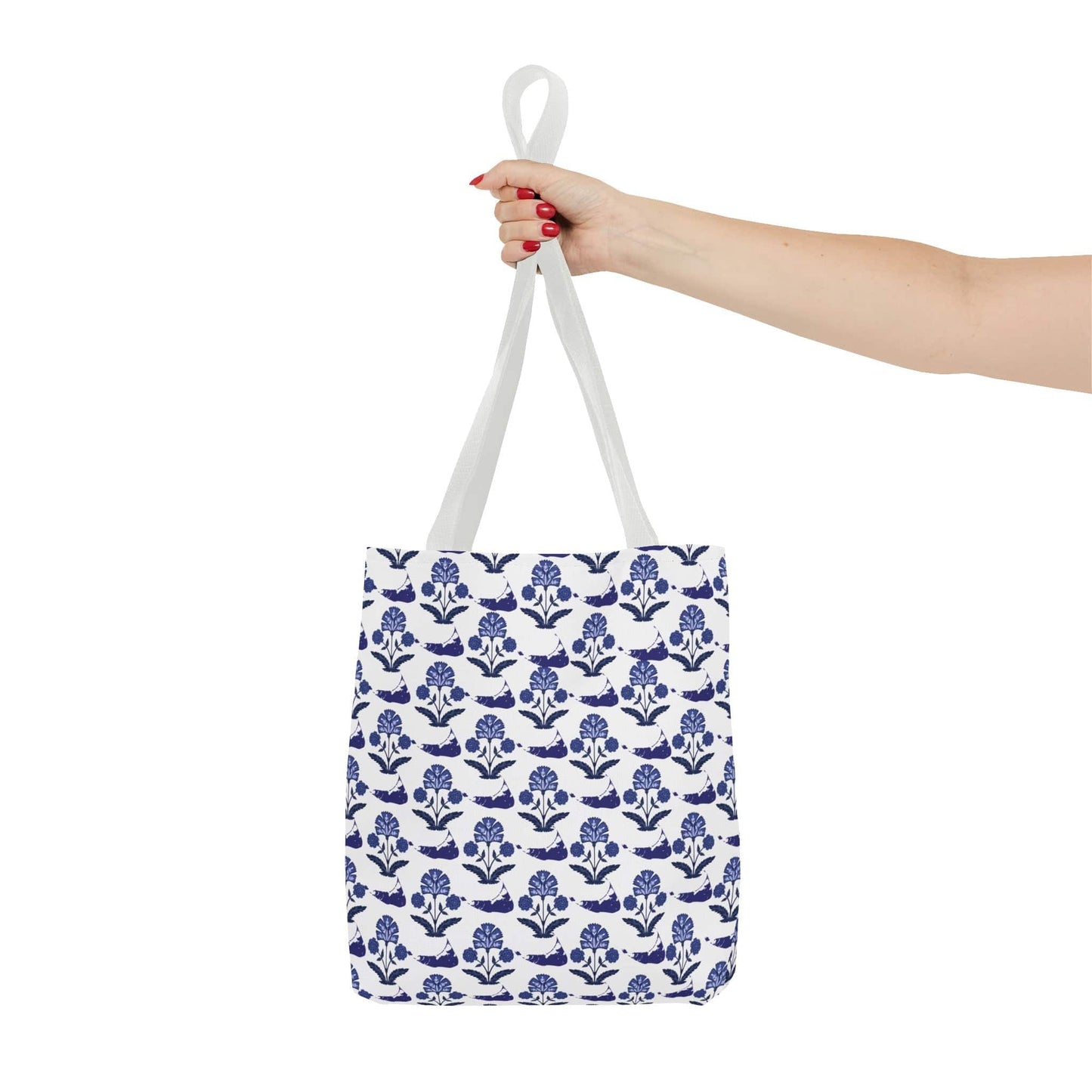 Nantucket x Floral Indian Block Print Tote Bag