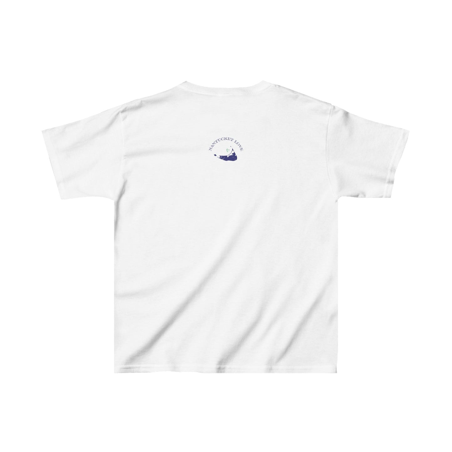 Nantucket Waves in Pink Kids Heavy Cotton™ Tee