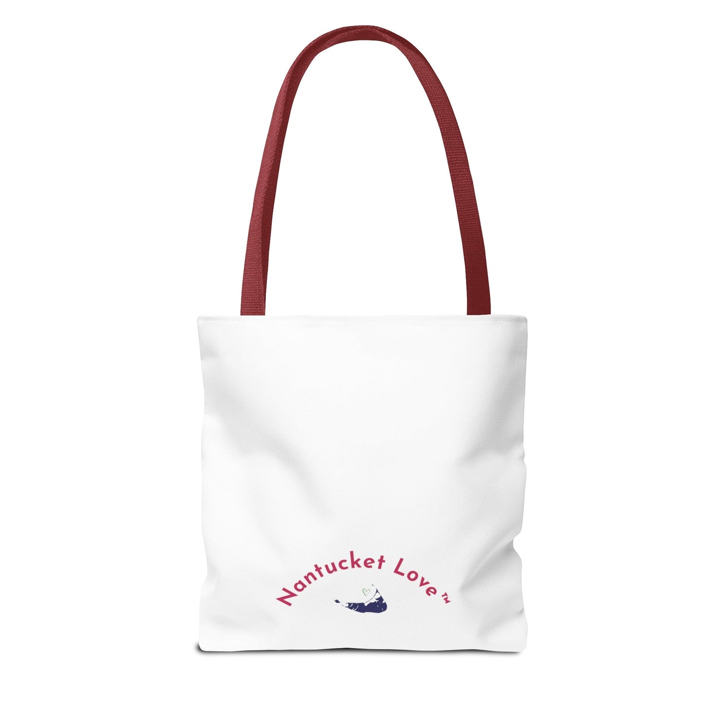 Nantucket Love Heart Tote Bag