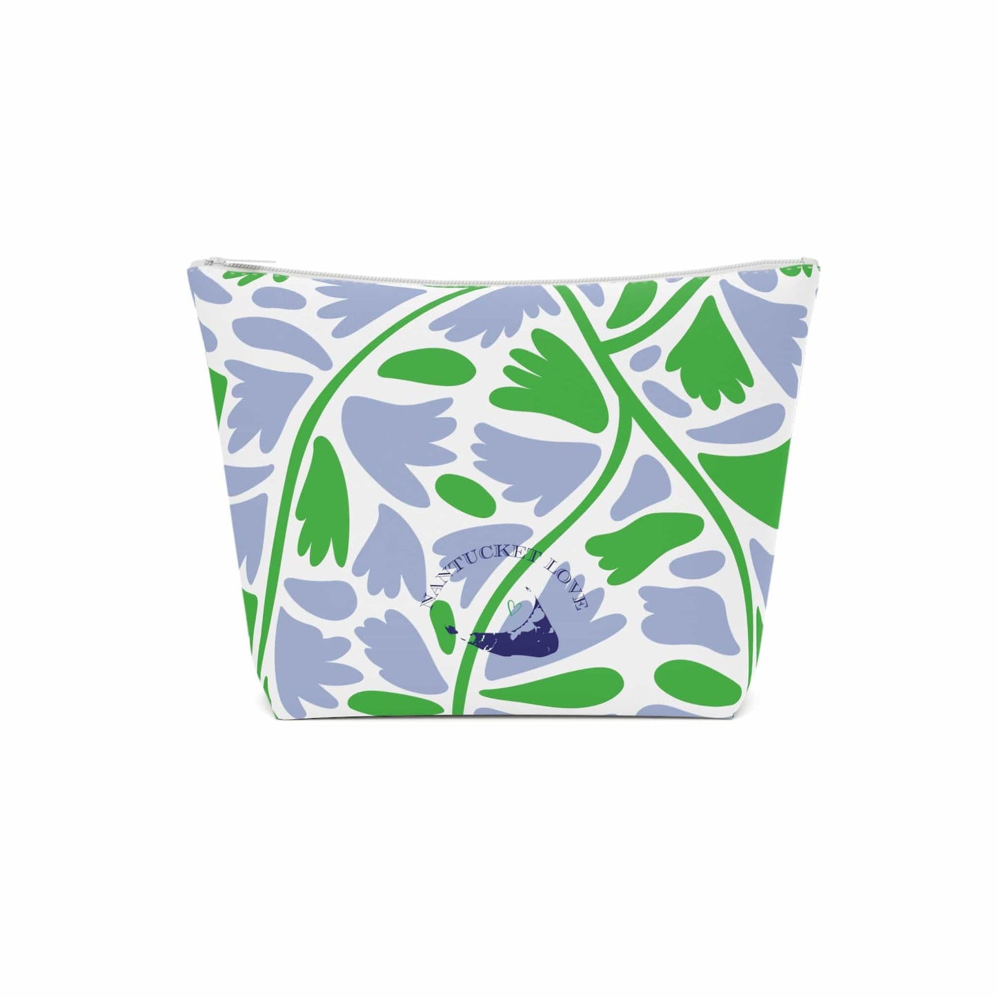 Nantucket Forget Me Not Cotton Cosmetic Bag