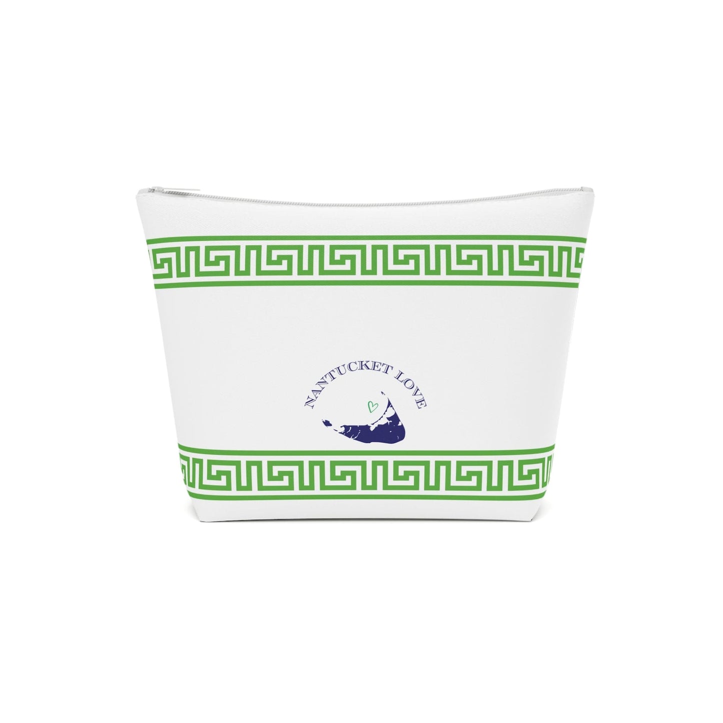 Nantucket "Greek Key x 3" Cotton Cosmetic Bag