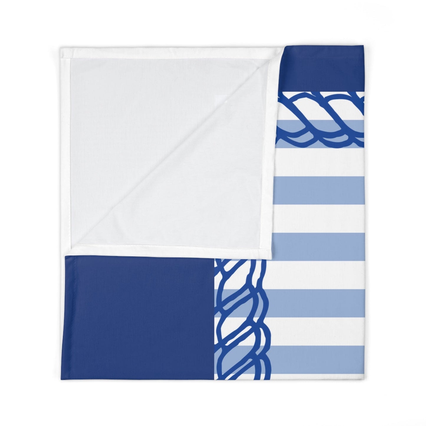 Nantucket Baby Blanket 02554 Blue Stripes