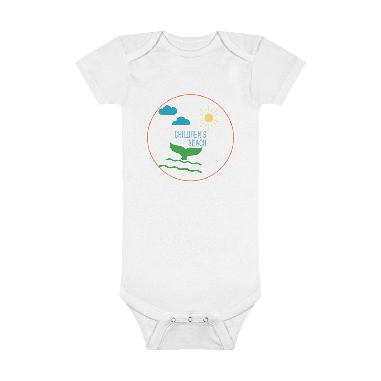 Nantucket Children's Beach Onesie® Organic Baby Bodysuit, Nantucket Love™