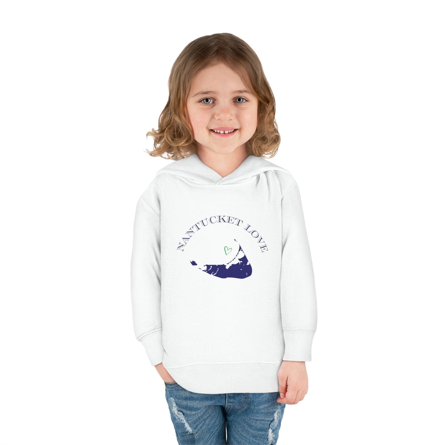 Nantucket Island Toddler Pullover Fleece Hoodie