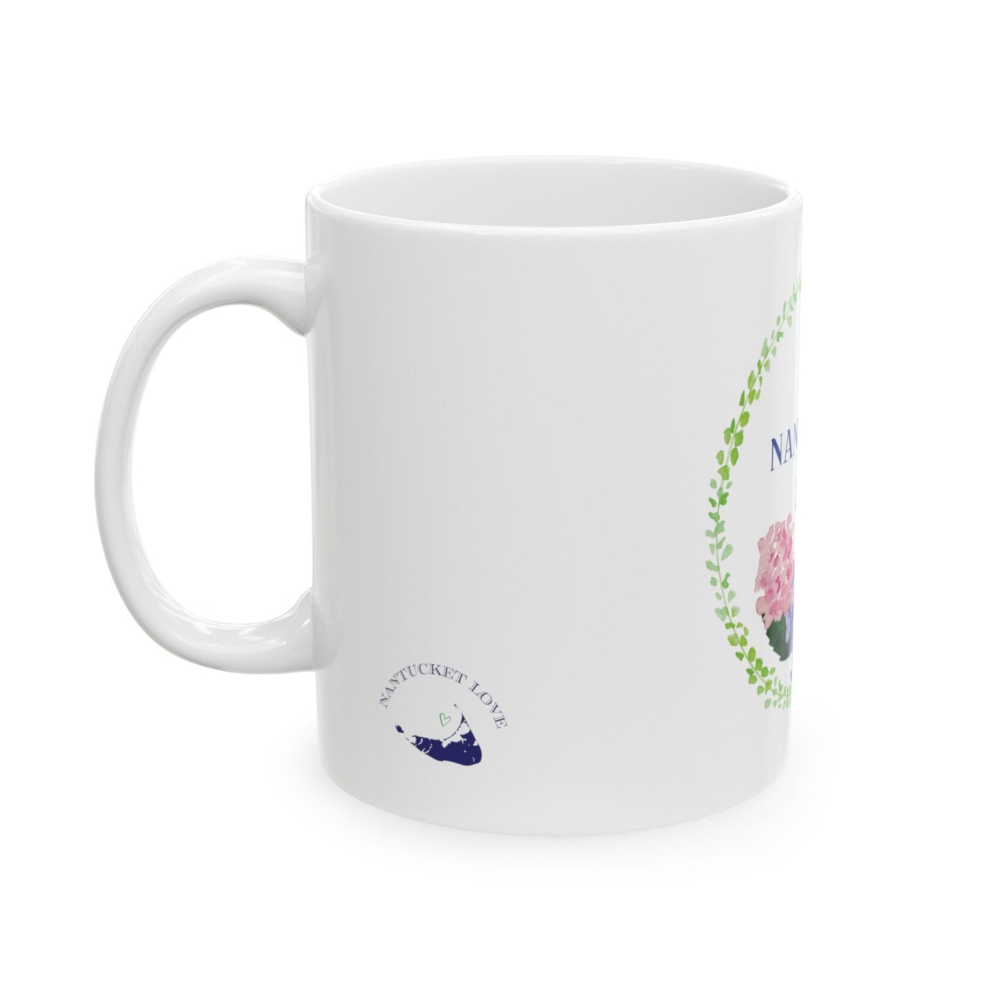 Nantucket 2024 Hydrangea Ceramic Mug, (11oz)