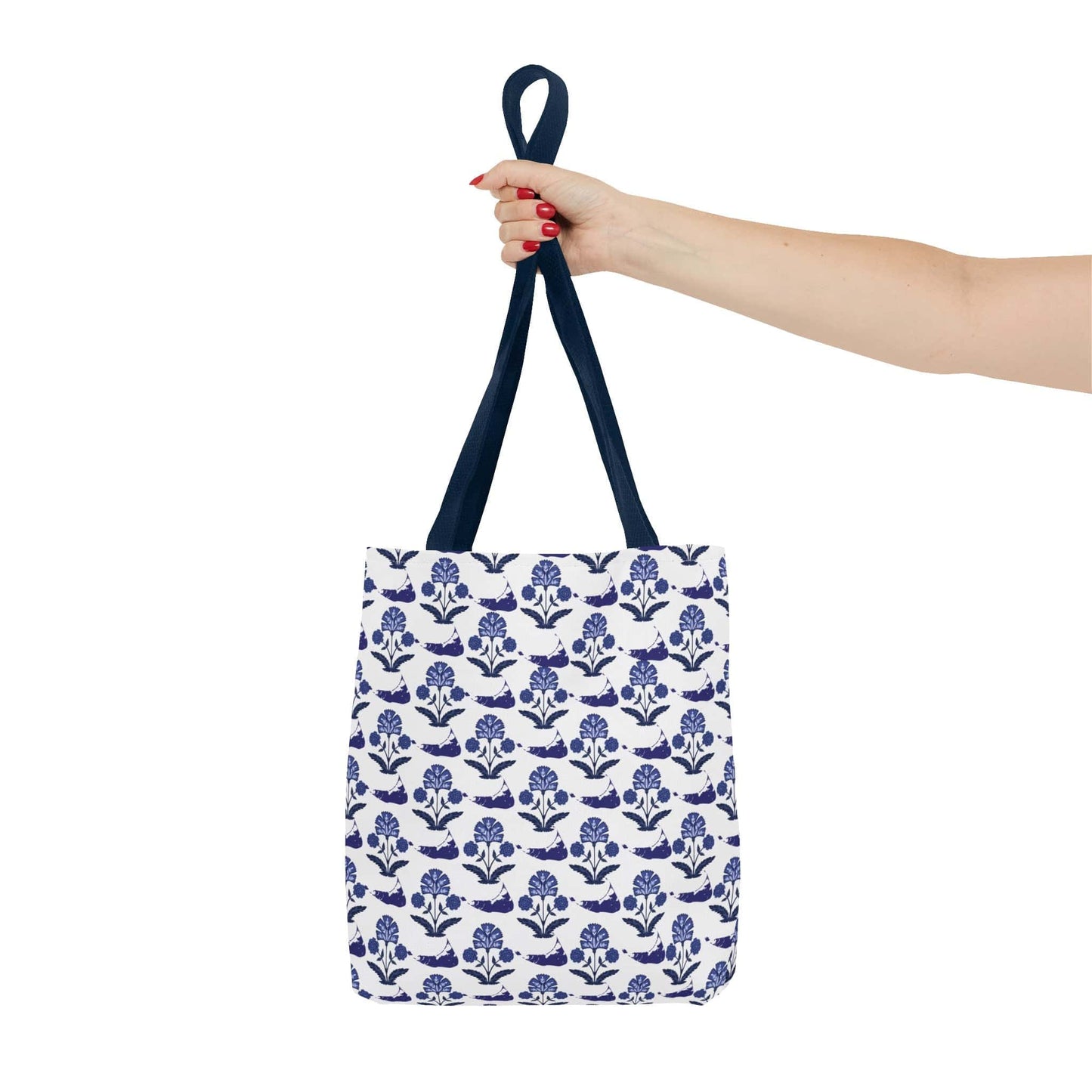 Nantucket x Floral Indian Block Print Tote Bag