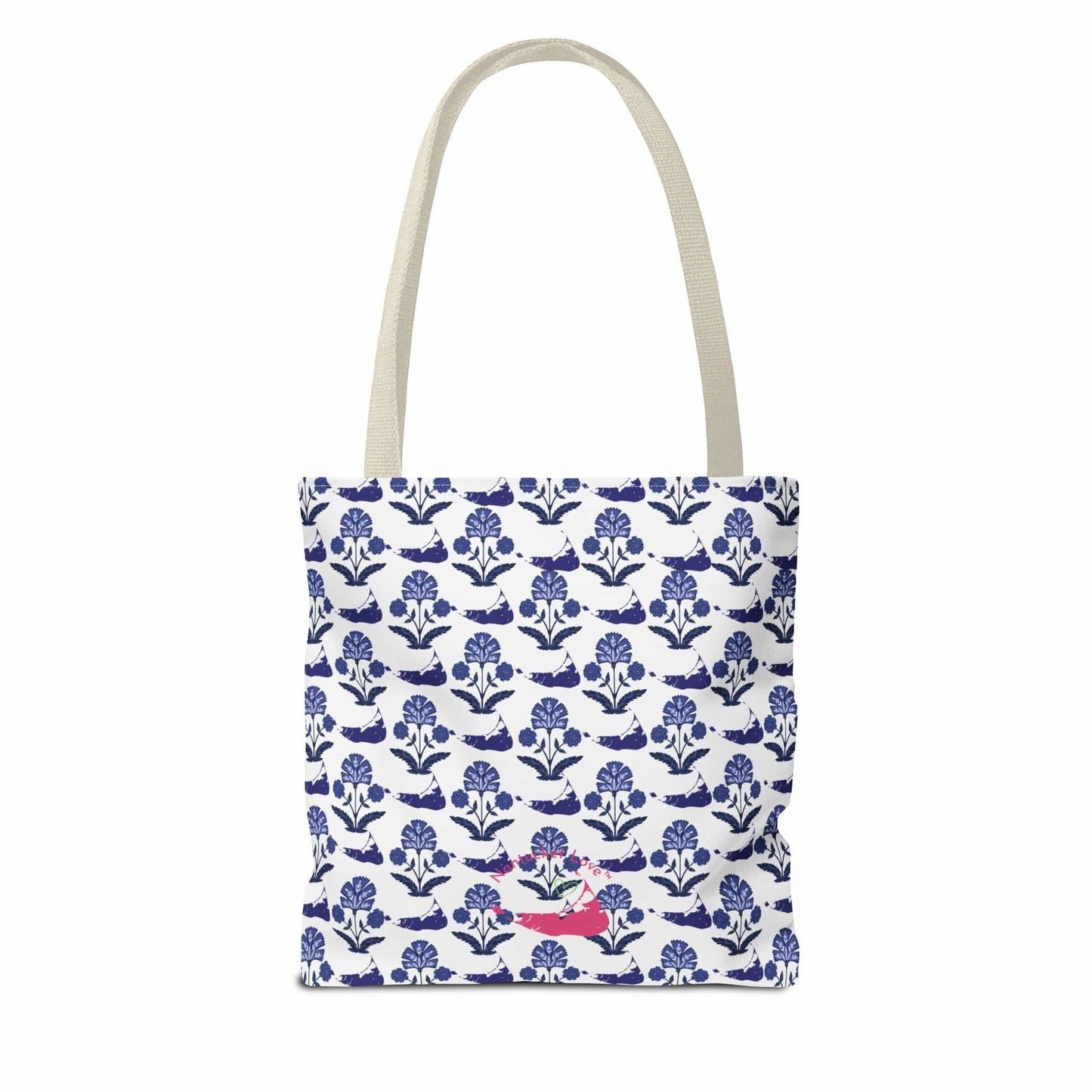 Nantucket x Floral Indian Block Print Tote Bag