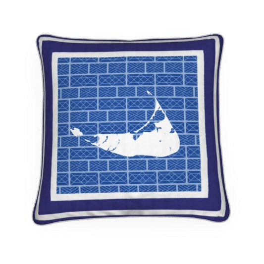 Nantucket Blues on Board Pillow