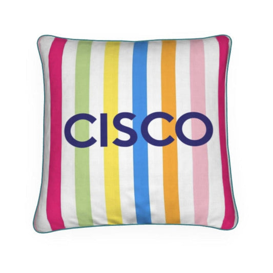 Cisco Summer Stripe Pillow