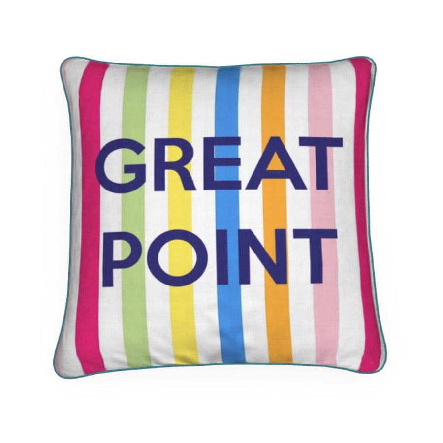 Great Point Summer Stripe Pillow