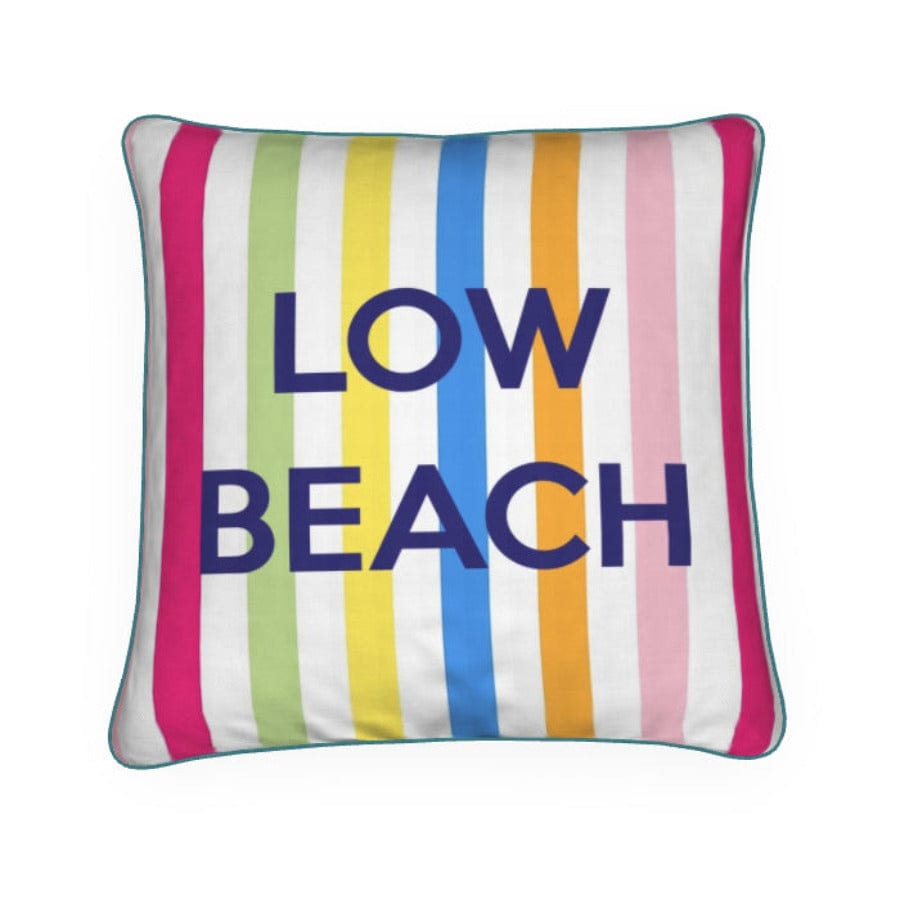 Low Beach Summer Stripe Pillow