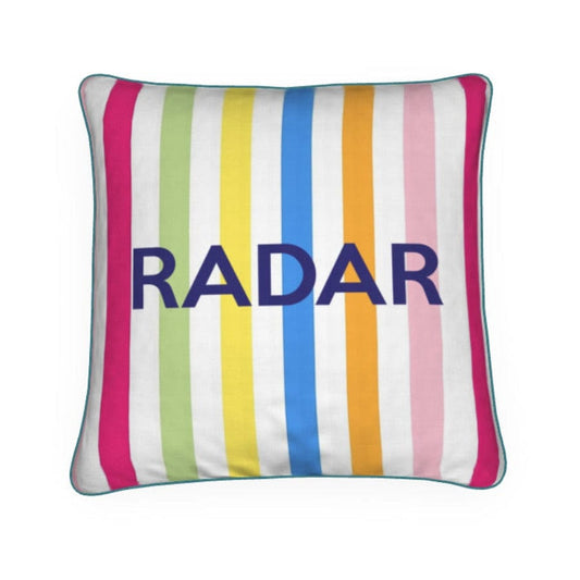 Radar Beach Summer Stripe Pillow