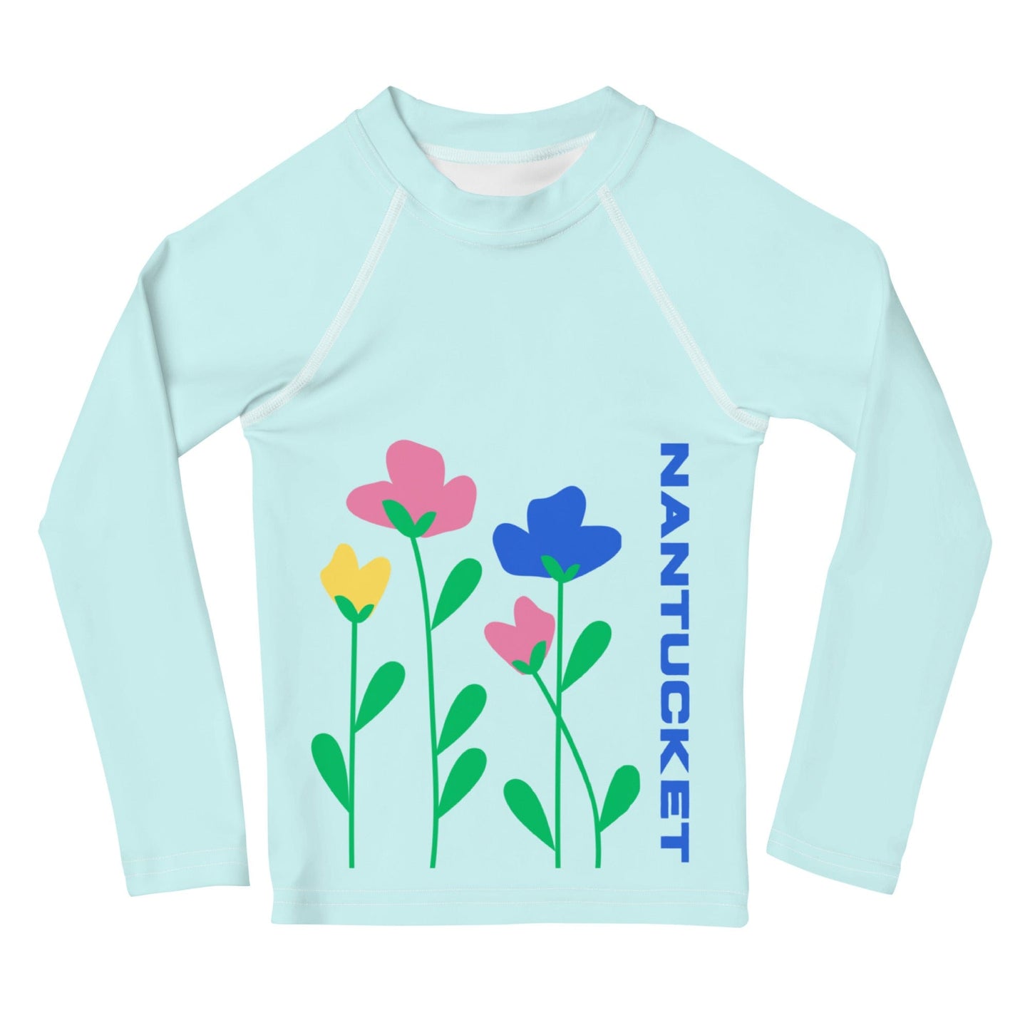 Nantucket Love™ Flowers Kids Rash Guard