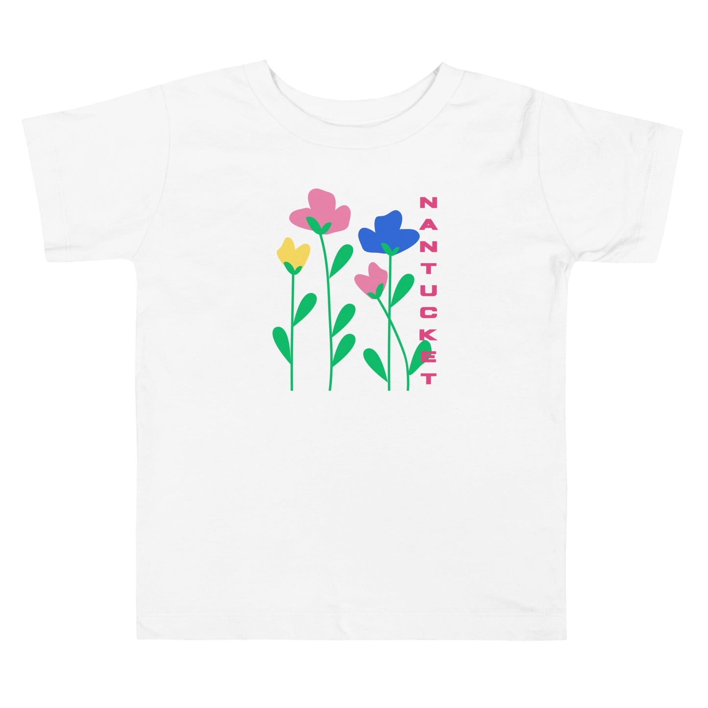 Nantucket Love™ Flowers Toddler Short Sleeve Tee